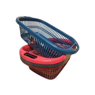 CANASTO PLASTICO MARGARITA 56x35x16 CM STAMPO