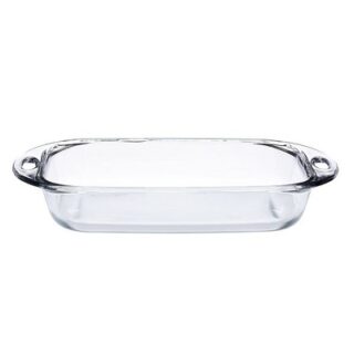 MOLDE PARA HORNEAR DE VIDRIO 25 X 16 X 8 CM