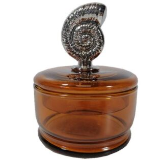 FRASCO DE VIDRIO CON TAPA 10x13 CM