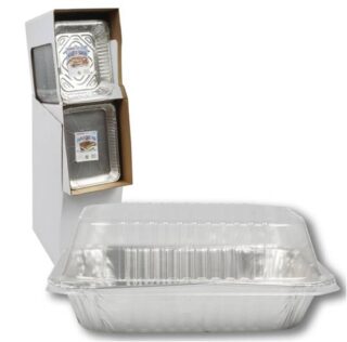 MOLDE DE ALUMINIO CON TAPA 24x34x6 CM