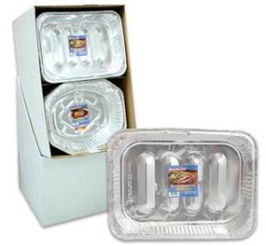 BANDEJA DE ALUMINIO PARA HORNEAR 16 X 13 PULG OVALADA