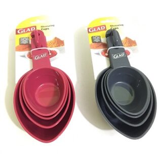 TAZAS DIFERENTES MEDIDAS DE PLASTICO COLOR ROJO