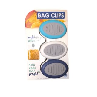 SET DE 3 CLIPS PARA BOLSAS 3 COLORES