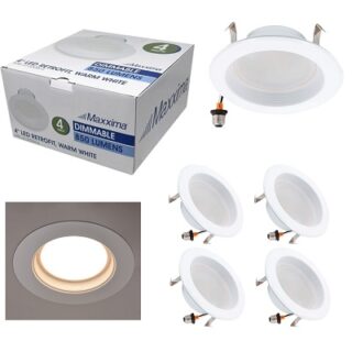 SET DE 4 LUCES LED RETRFIT EMPOTRADAS EN BLANCO NEUTRO