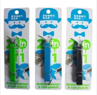 DESTAPADOR DE BOTELLA BONNY BAR 2 EN 1