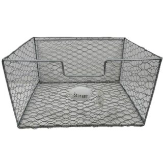 CANASTA DE METAL 28x16x21 CM STORAGE