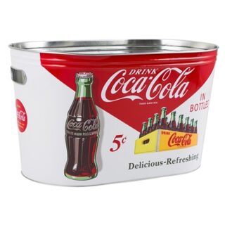 HIELERA OVALADA DE LATA DE COCA COLA 37 CM