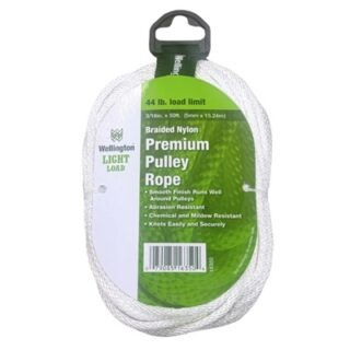 CUERDA DE POLEA DE NYLON TRENZADO 5O PIES