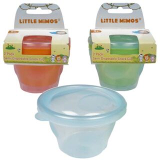 CONTENEDOR PLASTICO 2 PC SURTIDOS