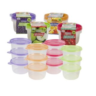 RECIPIENTES PARA COMIDA DE PLASTICO 6 PC