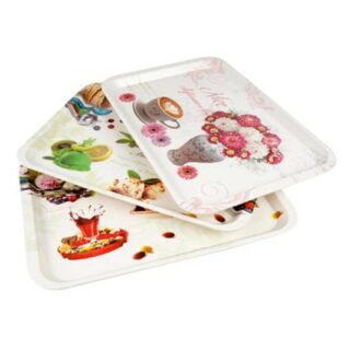 BANDEJA DE MELAMINA 36 X 25 CM
