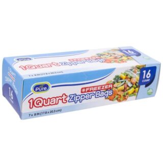 BOLSA CON ZIPPER 1 GALON ALL PURE