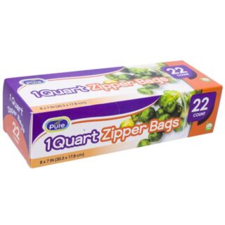 BOLSA CON ZIPPER 1 GALON ALL PURE