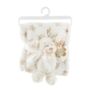 FRAZADA CON PELUCHE 76X102 CM LITTLE MIMOS