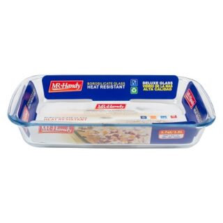 MOLDE DE VIDRIO PARA HORNEAR 18x30x5 CM MR HANDY