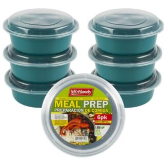 SET DE RECIPIENTE DE COMIDA 6 PC MR HANDY