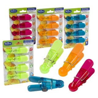 CLIPS MAGNETICOS 4 PC VARIOS COLORES