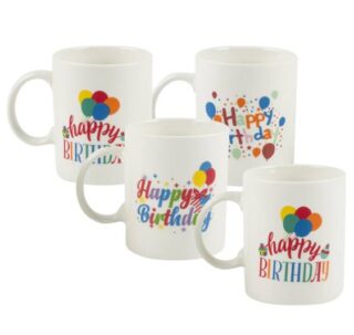TAZA DE CERAMICA 14 OZ HAPPY BIRTHDAY