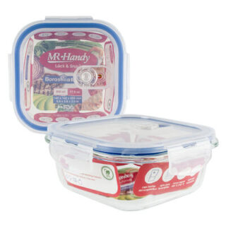 RECIPIENTE PARA COMIDA DE VIDRIO 500 ML MR HANDY