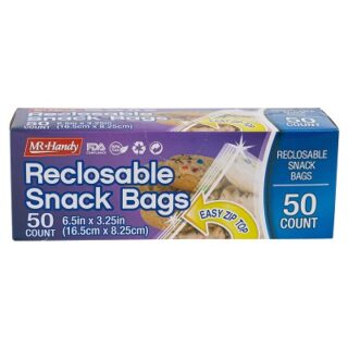 BOLSAS DE PLASTICO PARA BOCADILLOS 50 PC