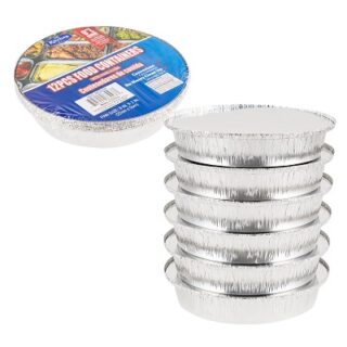 RECIPIENTE PARA ALIMENTOS DE ALUMINIO 12 PC