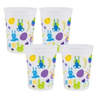 VASOS DE PASCUA 4 PC