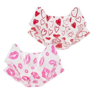 TAZON PLASTICO EN FORMA DE CORAZON 22 CM