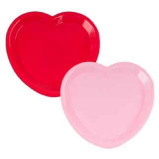 PLATO PLANO DISEÑO CORAZON 32 X 29 CM