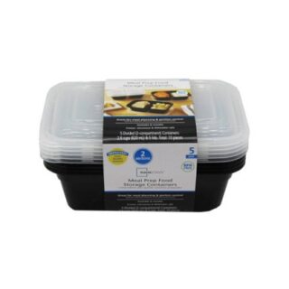 SET DE RECIPIENTES PARA COMIDA 5 PC 620ML