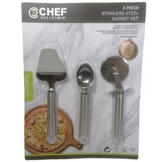 SET DE ACCESORIOS PARA PIZZA 3 PC