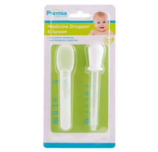 SET DE GOTERO Y CUCHARA PARA BEBE 2 PC PREMIA