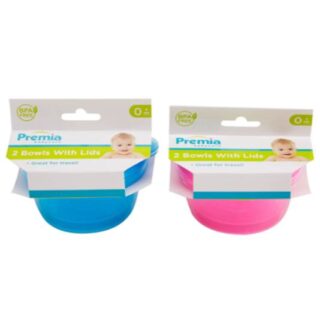 BOWL CON TAPA 2 PC PARA BEBE PREMIA