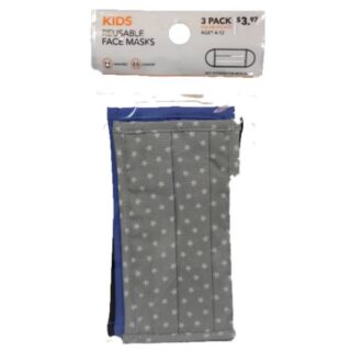 SET DE MASCARILLAS 3 PC PARA NIÑOS