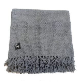 MANTA DE PUNTO TRENZADO 125X150 CM