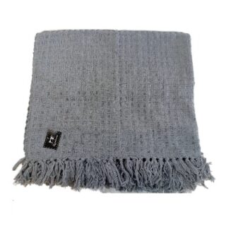 MANTA DE PUNTO TRENZADO 125X150 CM