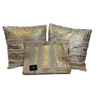 JUEGO DE ALFOMBRA DE 45X45 CM CON 2 ALMOHADAS