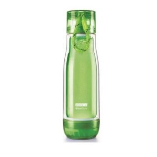 BOTELLA REUTILIZABLE CON INTERIOR DE VIDRIO 12 OZ.