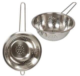 COLADOR PLATEADO 22 CM