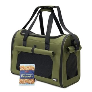 TRANSPORTADOR PARA MASCOTAS COLOR OLIVA