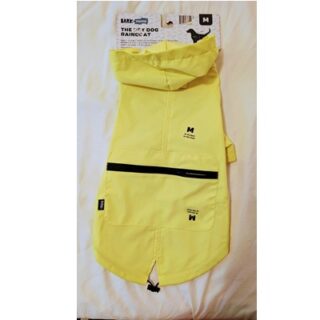 IMPERMEABLE PARA MASCOTAS AMARILLO TALLA S
