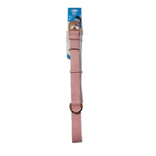 COLLAR DE CUERO PARA PERRO COLOR ROSADO 74 CM 150 LBS