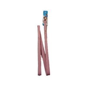 CORREA DE CUERO PARA PERRO COLOR ROSADO 122 CM 55 LBS