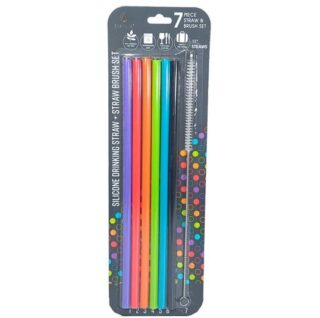 SET DE PAJILLA CON CEPILLO 7 PC MANNA