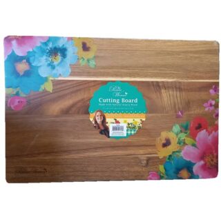 TABLA DE PICAR DE MADERA 30x45x2 CM THE PIONEER WOMAN