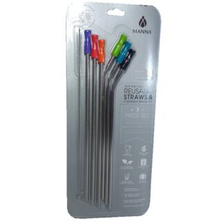 SET DE PAJILLA Y LIMPIADOR 7 PC MANNA