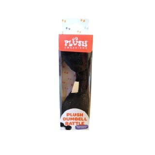 PESA DE PELUCHE PARA BEBE COLOR NEGRO 16 CM