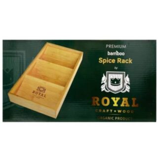 ORGANIZADOR DE ESPECIERO DE BAMBU 37x20x5 CM