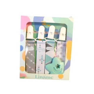 CLIPS PARA CHUPETES DE BEBE 4 PC