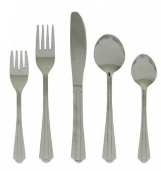 CUBIERTOS DE ACERO INOXIDABLE 20 PC MONTIERO