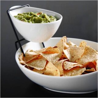 JUEGO DE 2 TAZONES DE PORCELANA CON BASE GIBSON